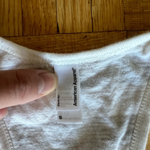 Kappa Alpha Theta Sorority Love Grey and White Stripe Tank Top - Picture 5 of 5